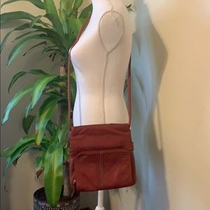Leather crossbody bag